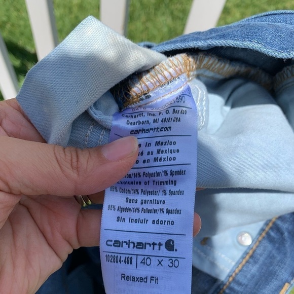 Carhartt relaxed fit denim jeans - Picture 7 of 7